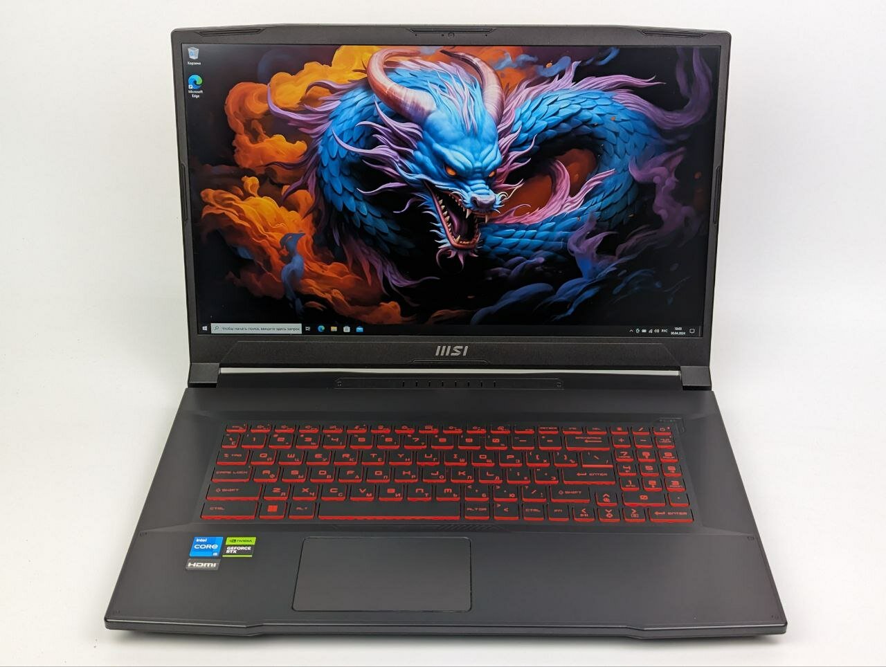 17.3" Ноутбук MSI Katana GF76 12UC-422XRU (Intel i5-12450H, RTX 3050, 16GB RAM, SSD 512GB, 1920x1080 FHD IPS 144Hz, Win 10 Home, черный)