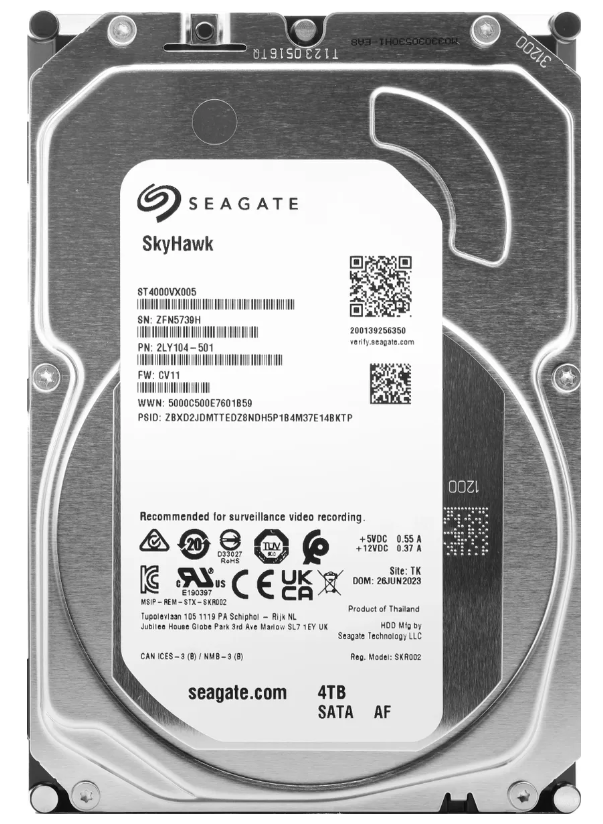 Жесткий диск Seagate 4Tb (ST4000VX005)
