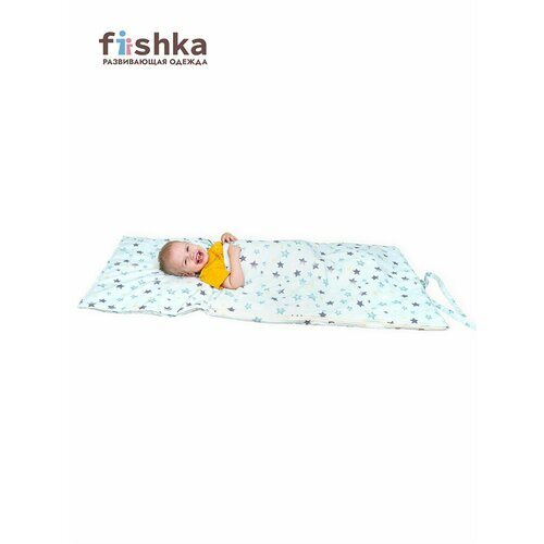 Fiishka Спальник детский Casa M Звезды с голубым