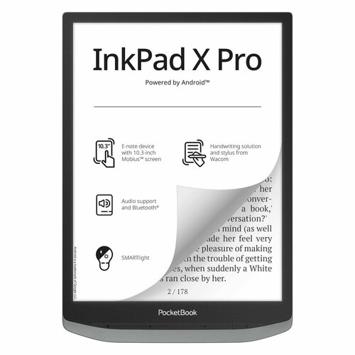 Электронная книга PocketBook PB1040D InkPad X Pro Mist Grey