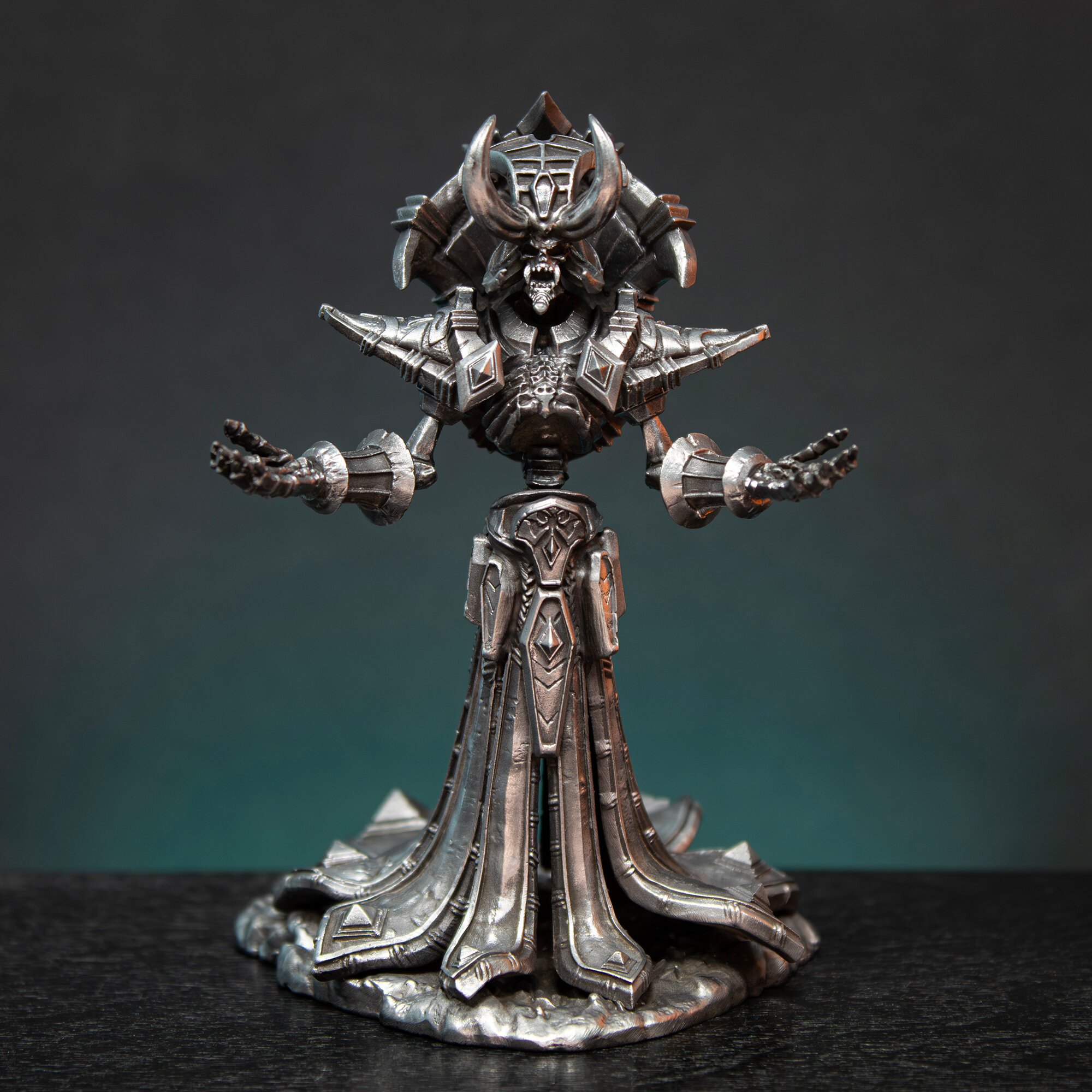 Кел'Тузад коллекционная металлическая фигурка ВарКрафт / Kel'Thuzad World of WarCraft