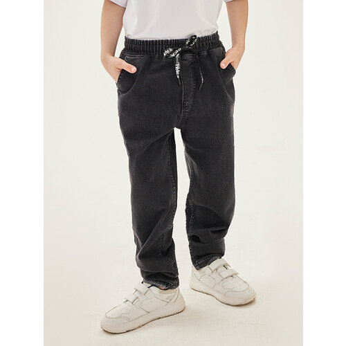 Джинсы L'addobbo, размер 116, серый джинсы lilitop прямой силуэт рваные размер 116 серый