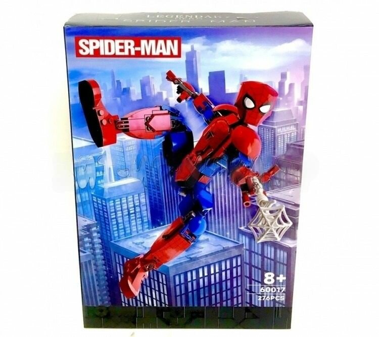Конструктор Фигурка Человека-Паука, 276 дет. 60017