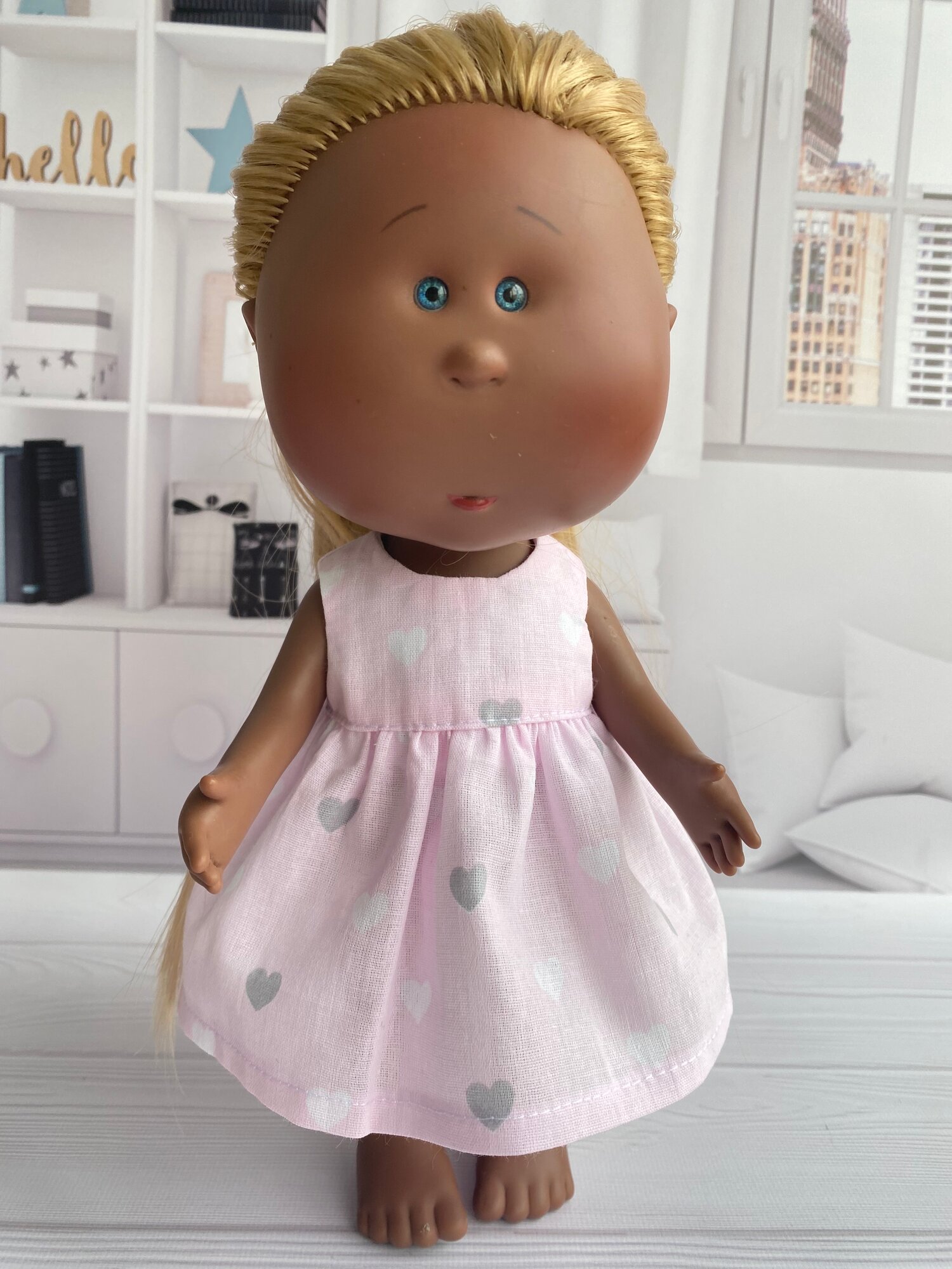 Платье на куклу Nines MIA, платье для куклы Миа, высотой 30 см