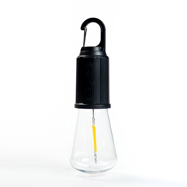 Светодиодный фонарь кемпинговый аккумуляторный, 100 лм, 400 мАч, 3 режима, с карабином