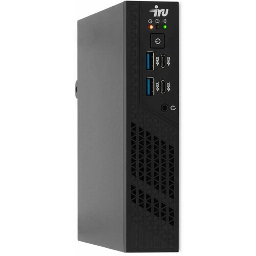 Неттоп iRU 310H6ITF, Intel Core i5 12400T, DDR4 8ГБ, 256ГБ(SSD), Intel UHD Graphics 730, noOS, черный [1975184] 24 моноблок hp 24 ca1063ci 1920x1080 intel core i5 12400t 1 8 ггц ram 8 гб ssd 256 гб intel uhd graphics 730 dos белый