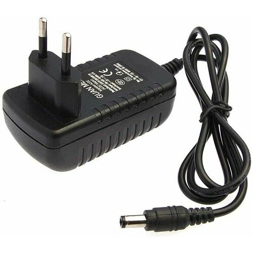 Adapter 220V/12VDC 2A 24W, Импульсный блок питания , адаптер 220В/12В, постоянный ток (DC), 24 Вт, 2 A, штырьковый разъем 2.1х5.5 мм