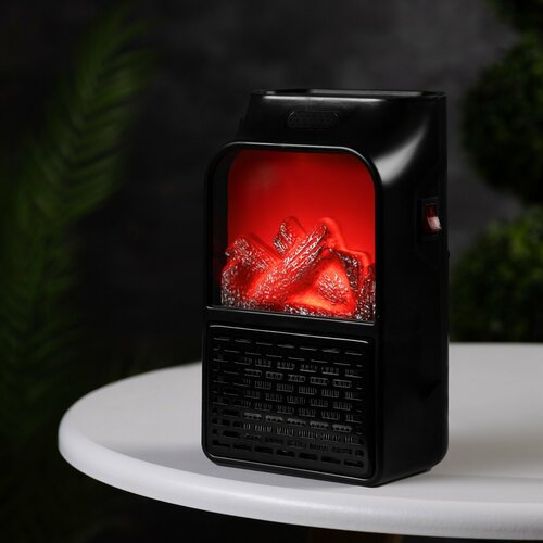 Портативный обогреватель Luazon LTO-09 500Вт 23 м 2 режима чёрный евровилка 211000₽