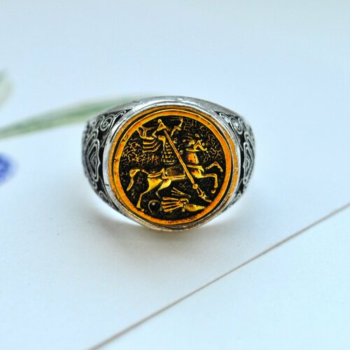 Печатка, серебряный, золотой