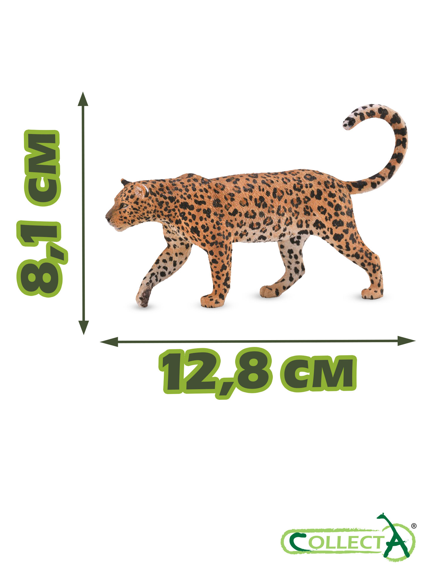 Фигурка Collecta Снежный леопард XL 12.5 см - фото №2