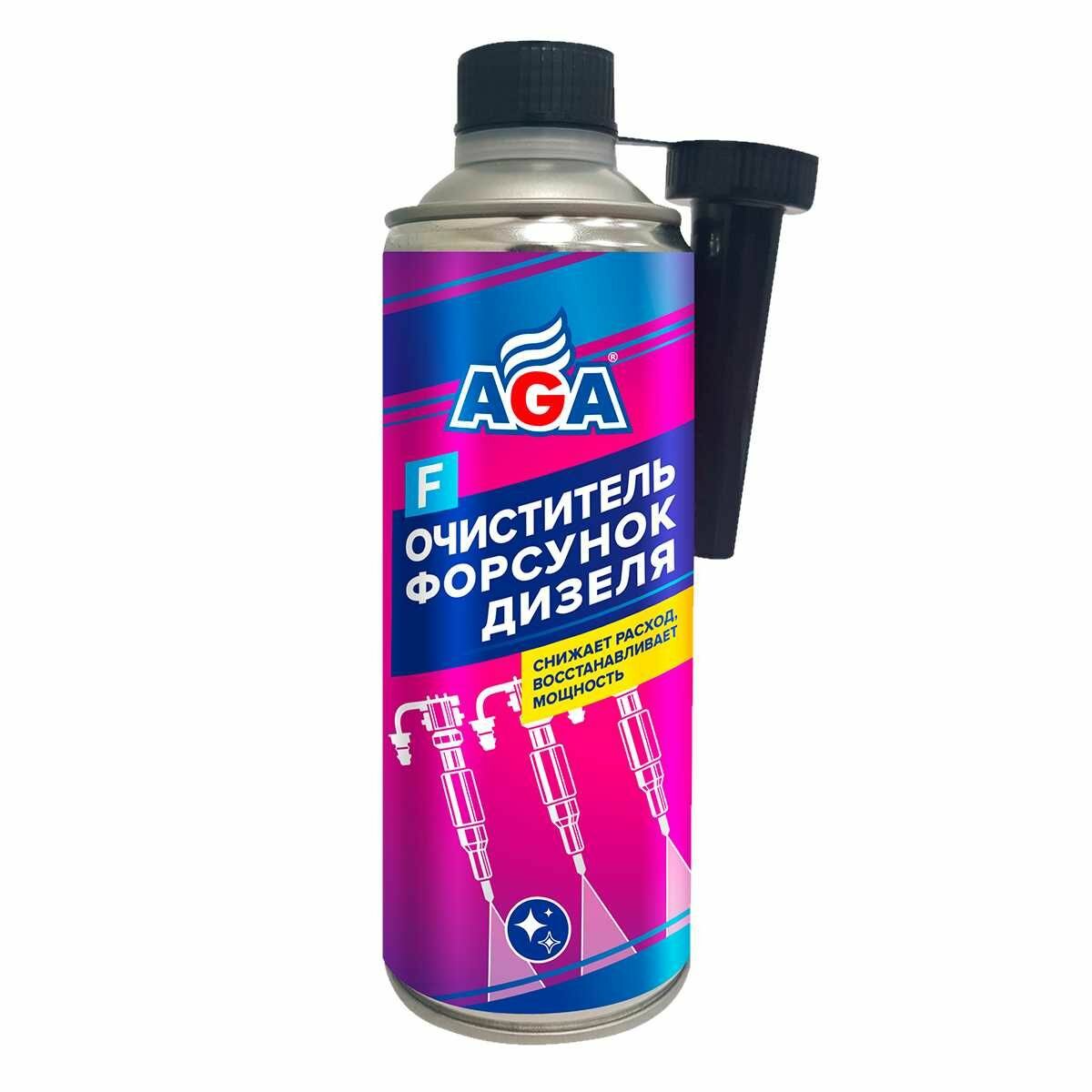 Очиститель форсунок дизеля (AGA802F) 355 мл "AGA" (г. Москва)