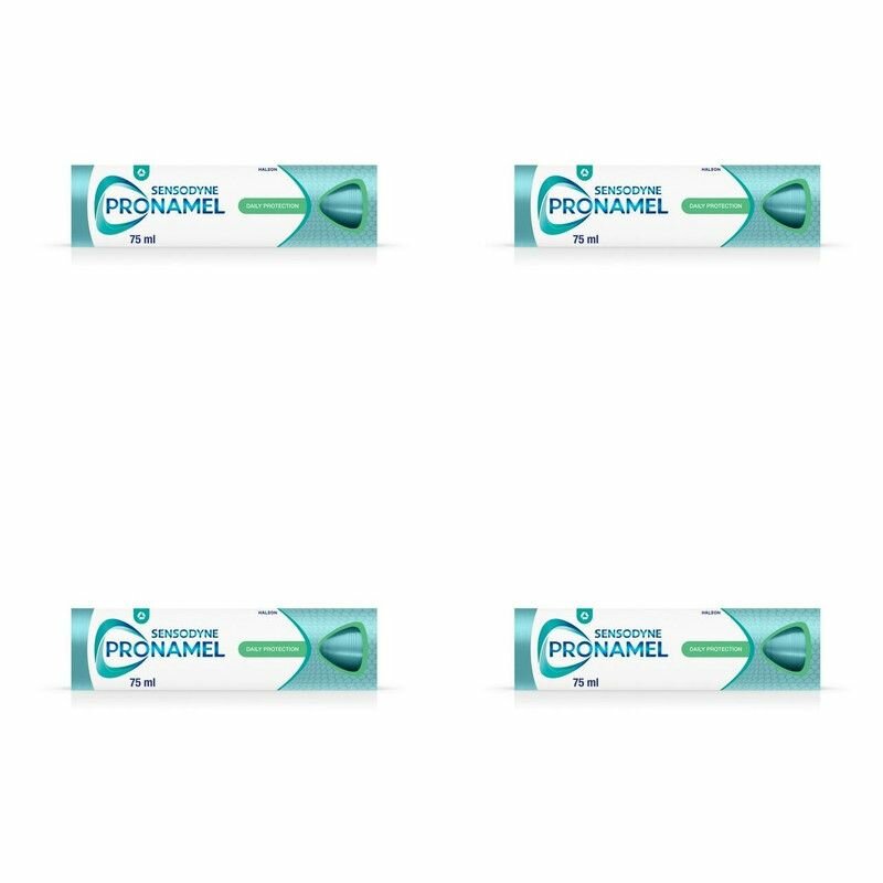Набор зубной пасты Sensodyne Pronamel, ежедневная защита, 4x75мл