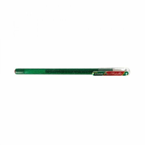 pentel ручка гелевая hybrid dual metallic 1 0 мм k110 k110 dcx 1 шт Pentel Ручка гелевая Hybrid Dual Metallic, d 1 мм K110-DBDX зеленый, красный цвет чернил