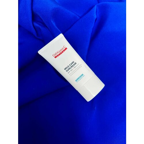 Cell Fusion C Крем солнцезащитный с церамидами Mild Care Sunscreen SPF50 50 мл 5371₽