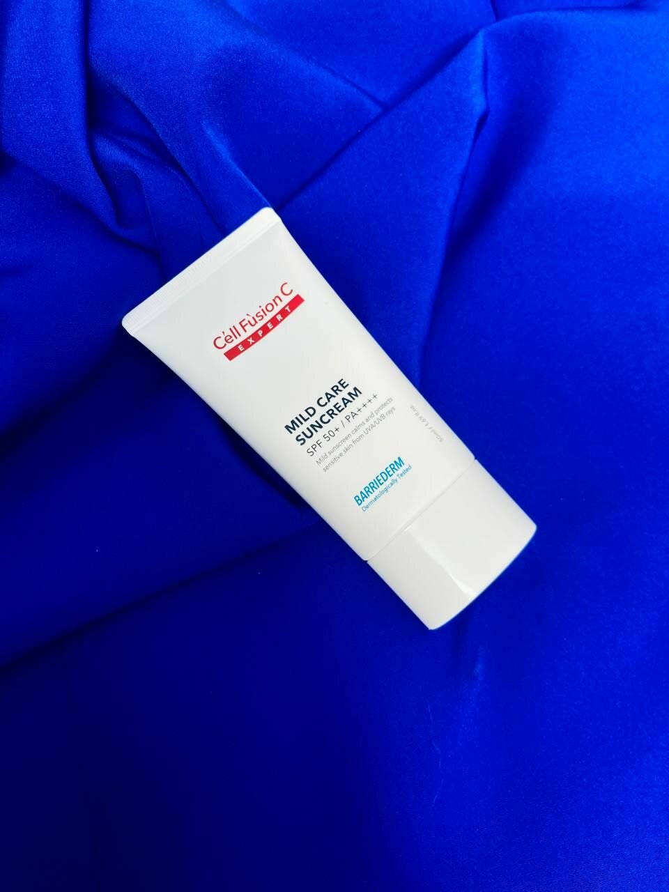 Cell Fusion C Крем солнцезащитный с церамидами Mild Care Sunscreen SPF50+ 50 мл