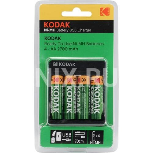 Комплект ЗУ + аккумуляторы Kodak CAT30425521-RU1