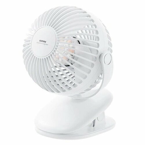 Вентилятор аккумуляторный на прищепке Remax F11 белый 115600₽