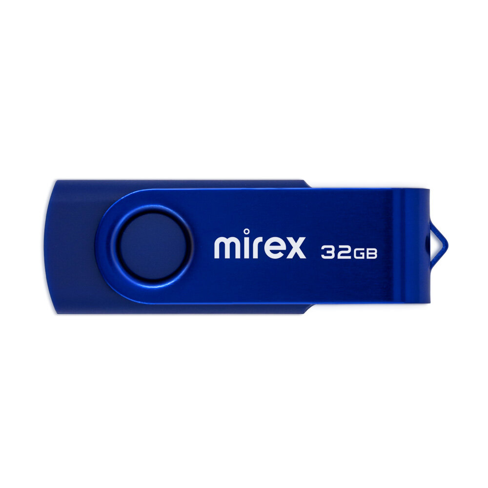 USB 32GB Mirex Swivel, USB 2.0, Синий 13600-FMUSDB32