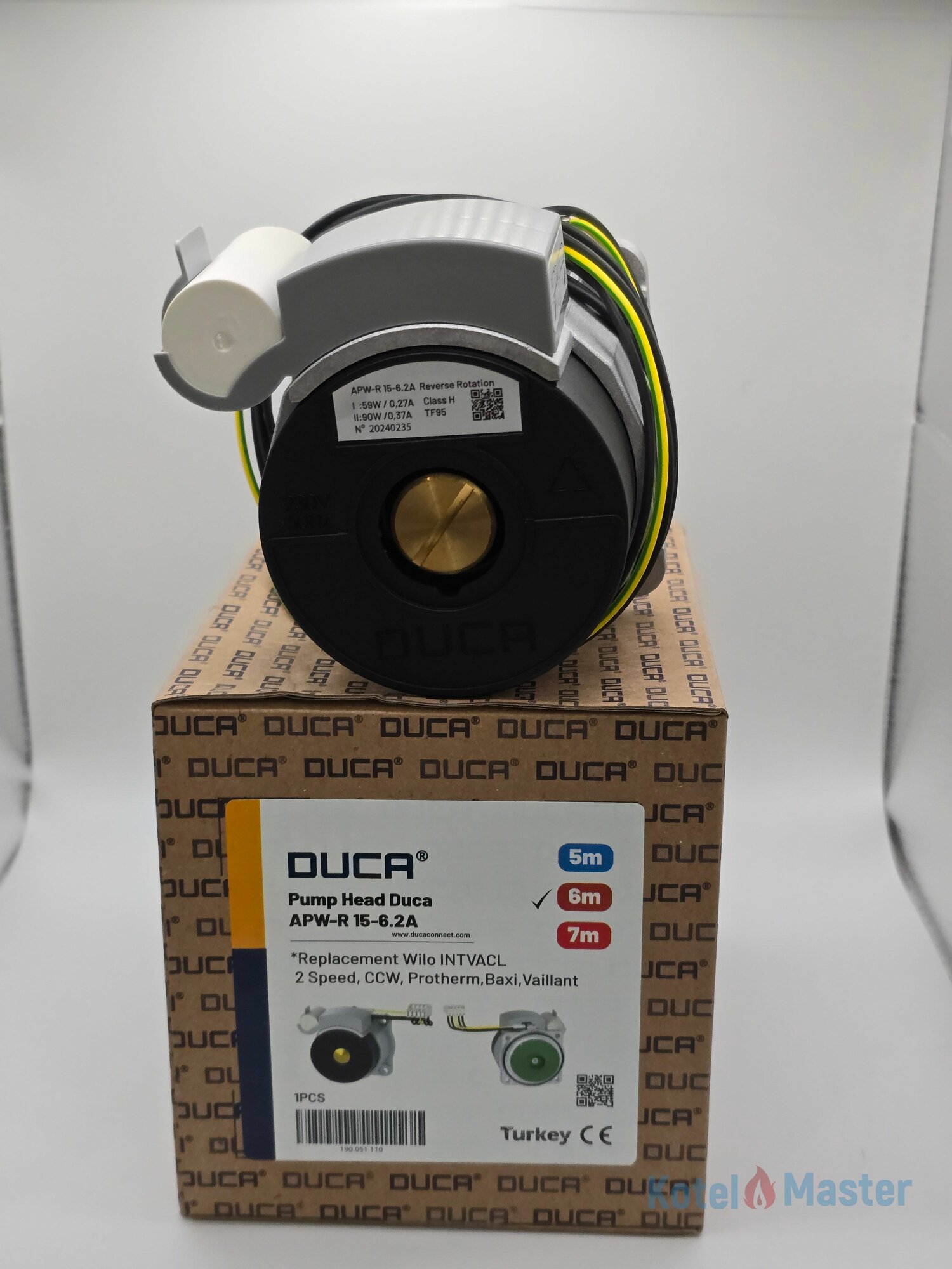 Двигатель насоса DUCA APW 15/6.2А (заменяет Wilo INTVACL 15/5-2) для котлов Protherm арт. 0020197548