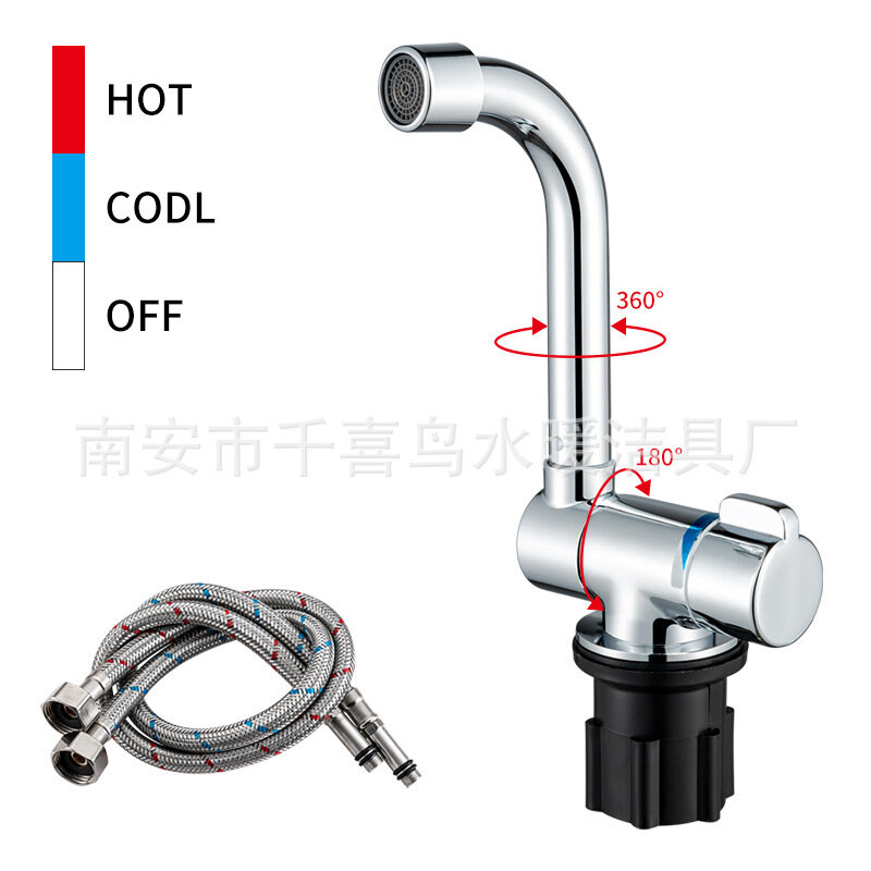 фото Смеситель для кухни в яхту/дом на колесах хром