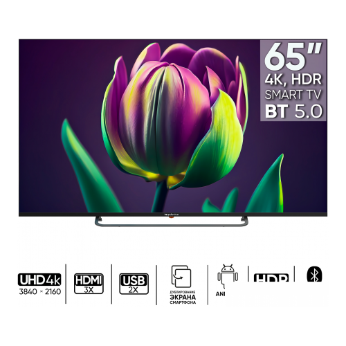 Телевизор Topdevice Ultra Neo TDTV65CS06U_BK 6030000₽