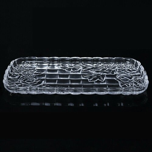 Блюдо стеклянное 345х18х23 см 780₽