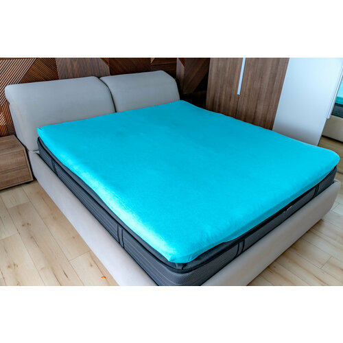 Простыня на резинке Махра Элис Текстиль Незабудка 180200 высота борта 20 см 1824₽