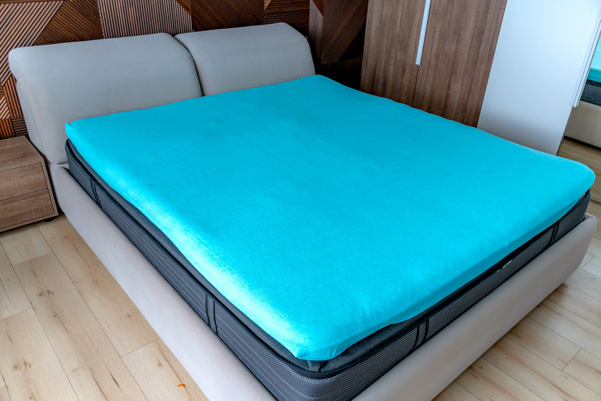 фото Простыня на резинке Махра Элис Текстиль: Незабудка