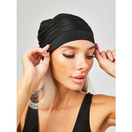 Шапочка для плавания женская для длинных волос в аквазоне GYM TEAM 54-60см