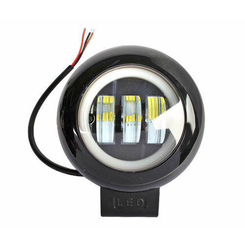 Фара рабочего света MISTAR 10-30V 120 мм MIS-R30W(SQ) с подсветкой круглая диодная 1шт.