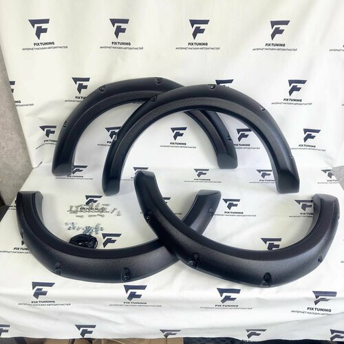 Накладки расширители арок для Лада Нива 2121 4х4 3 дверка Высокого качества Лаптер 5899₽