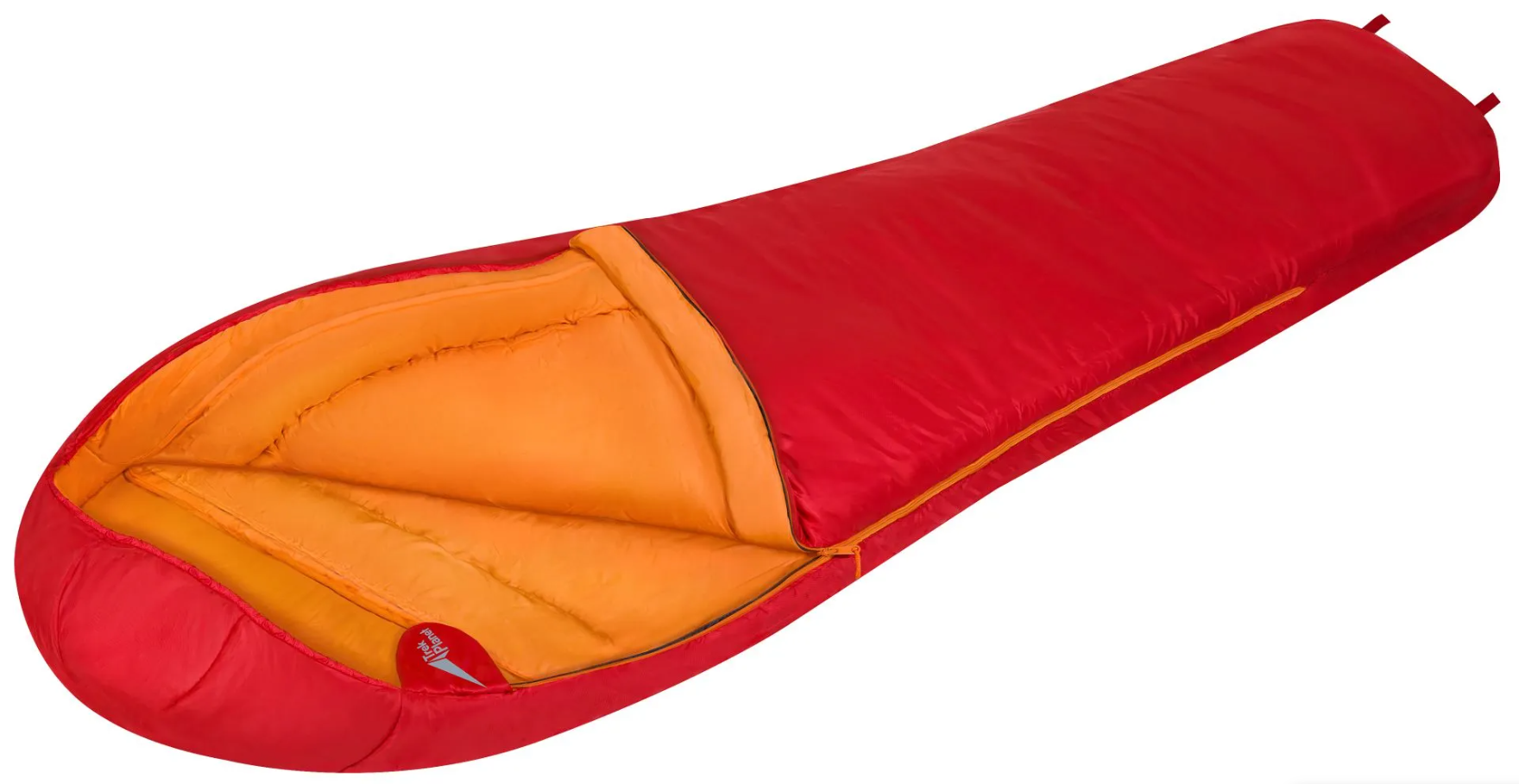 Спальный мешок TREK PLANET Yukon, трехсезонный, левая молния, цвет: красный
