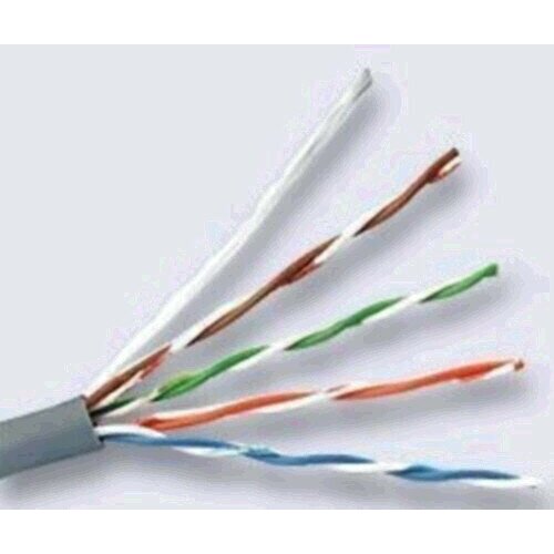 Кабель сетевой HQ UTP 4 пары cat5E solid 0.42мм Cu 305м серый