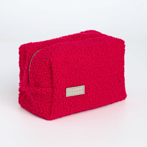 Косметичка 10х13х19 см, , красный