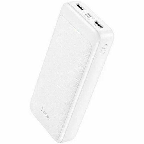 Внешний аккумулятор J111А 20000 мАч 2 USB 2 А дисплей белый 2428₽