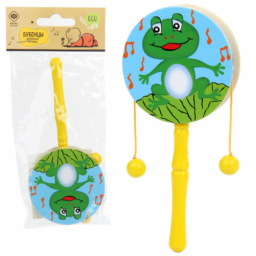 Детский музыкальный инструмент Бубенцы Лягушка Фабрика Фантазий 246₽