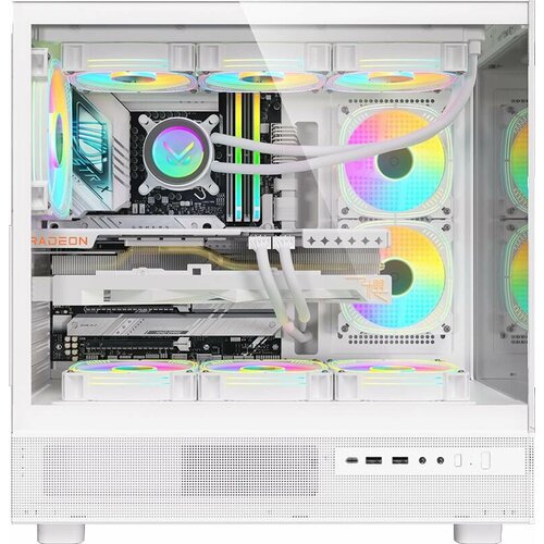 Корпус Formula Crystal Z8 белый без БП ATX 1xUSB2.0 1xUSB3.0 1xUSB3.1 audio bott PSU