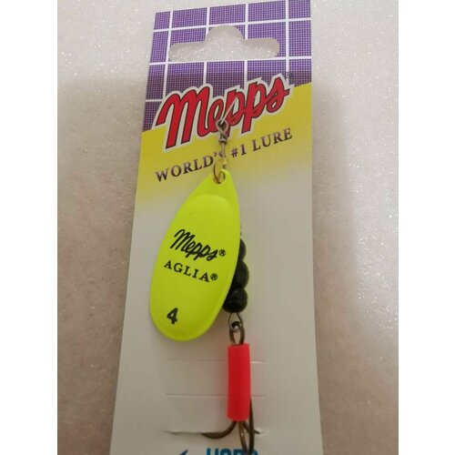 Блесна Mepps Aglia Fluo CHARTREUSE #4 (9г)