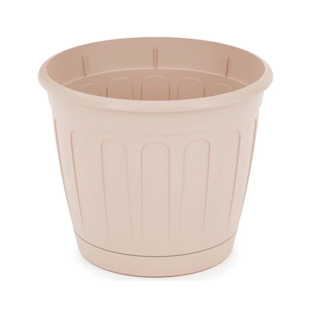 Горшок пластиковый Дионис бежевый d157 см h129 см 16 л