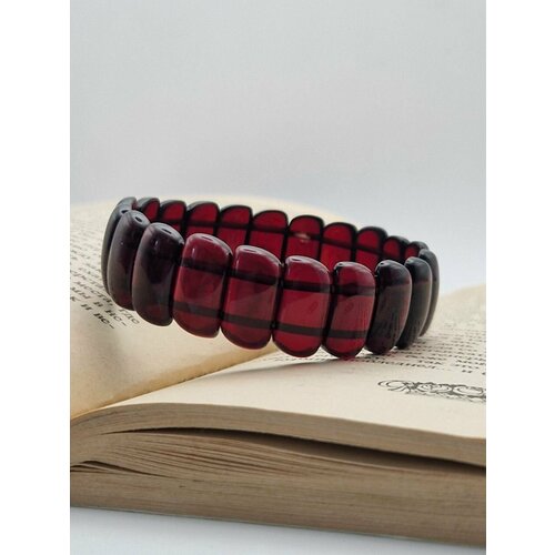 Браслет, янтарь, бесцветный