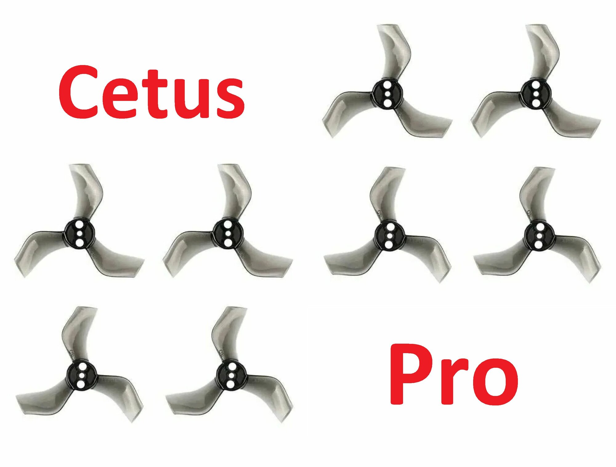 BETA FPV CETUS PRO лопасти 2 комплекта винтов