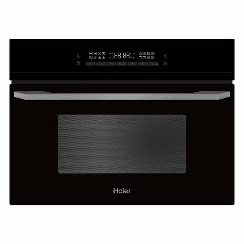 Компактный духовой шкаф с СВЧ Haier HMX-BDC399B черный