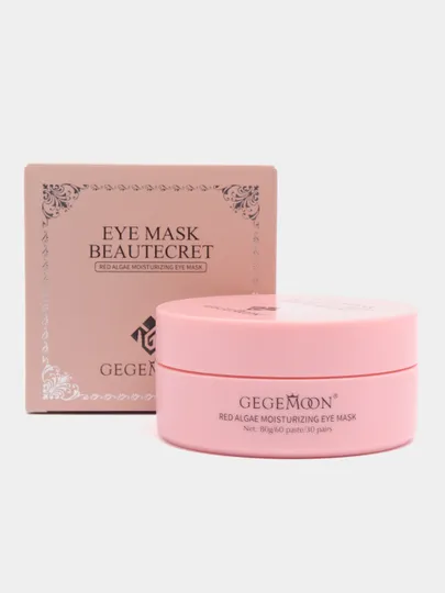 Гидрогелевые патчи для глаз Niacinome Beautecret Red Algae Moisturizing Eye Mask, 60 шт.