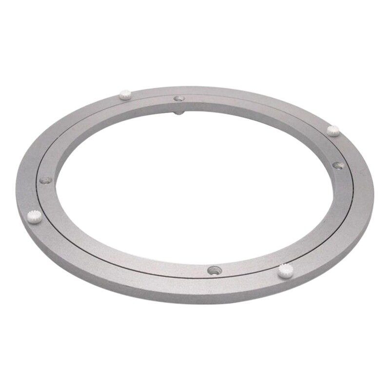 фото Поворотный стол, серебристый, алюминиевый, современный стиль