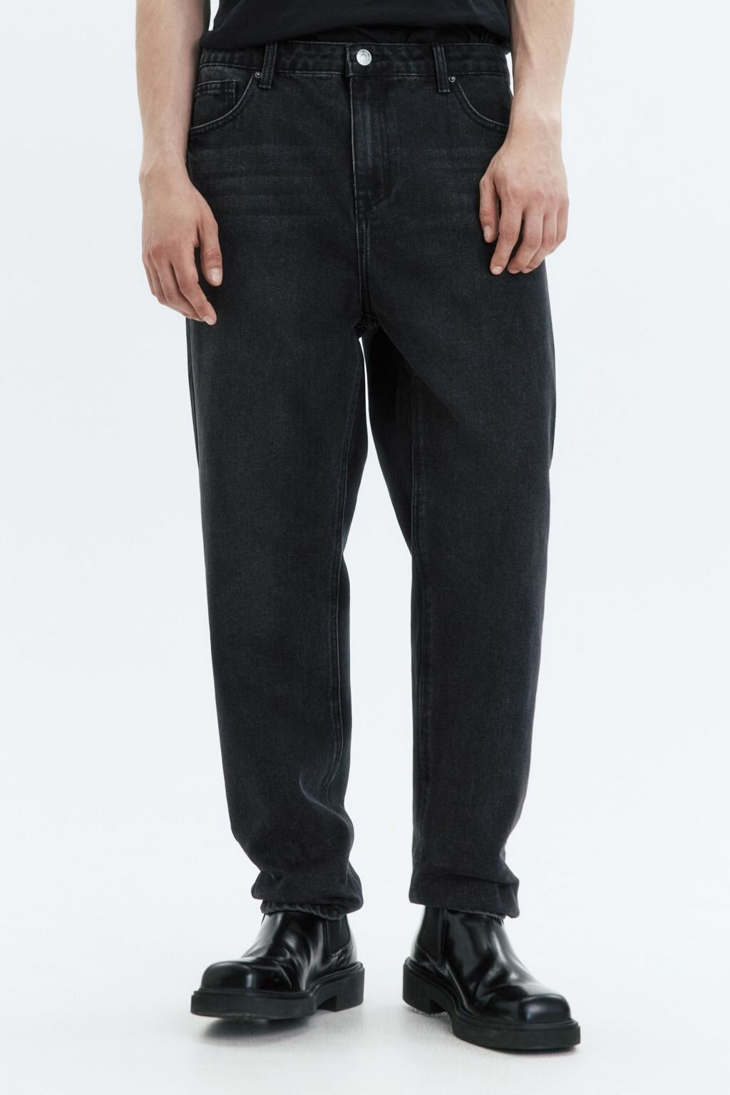 Джинсы зауженные Befree Casual, размер 32/182, черный — фото 1