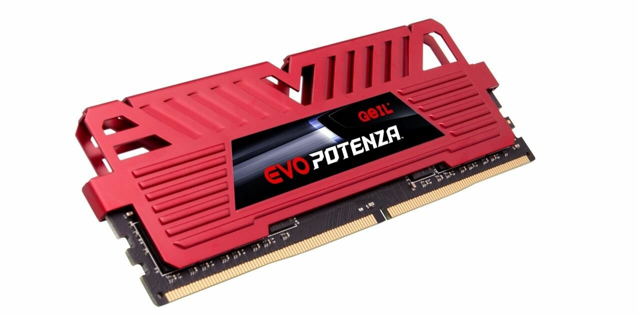 Модуль памяти DDR4 8GB Geil EVO Potenza PC4-24000 3000MHz CL16 288-pin XMP радиатор 1.35V Retail - фото №3