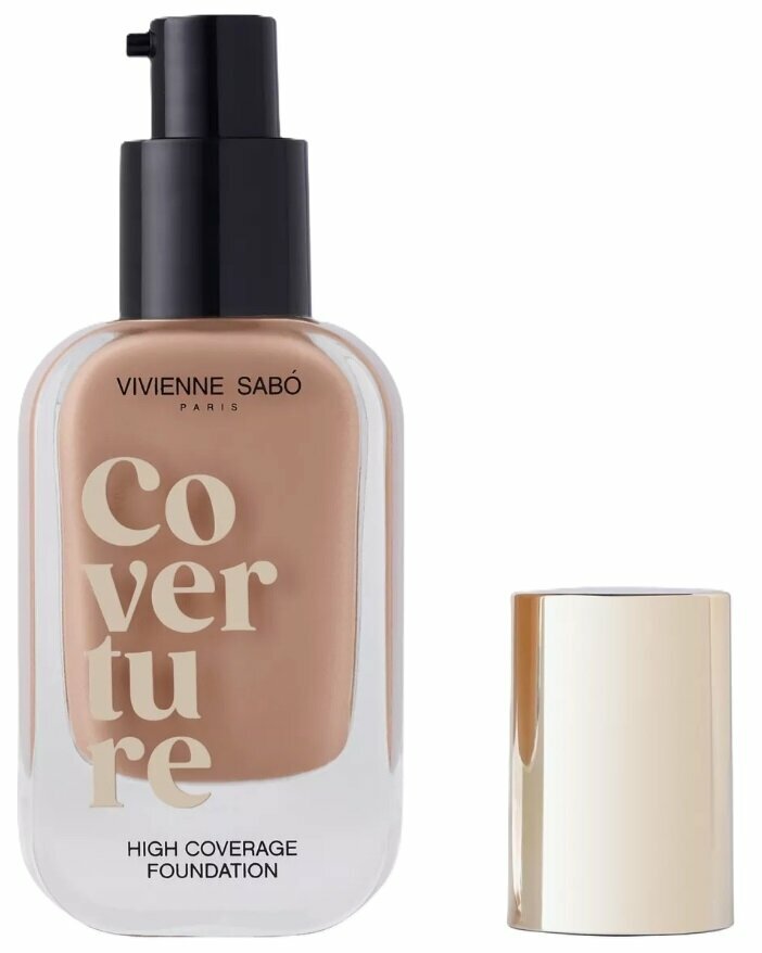 Тональный крем с плотным покрытием Vivienne Sabo High coverage foundation Coverture, тон 03, 30 мл — фото 1