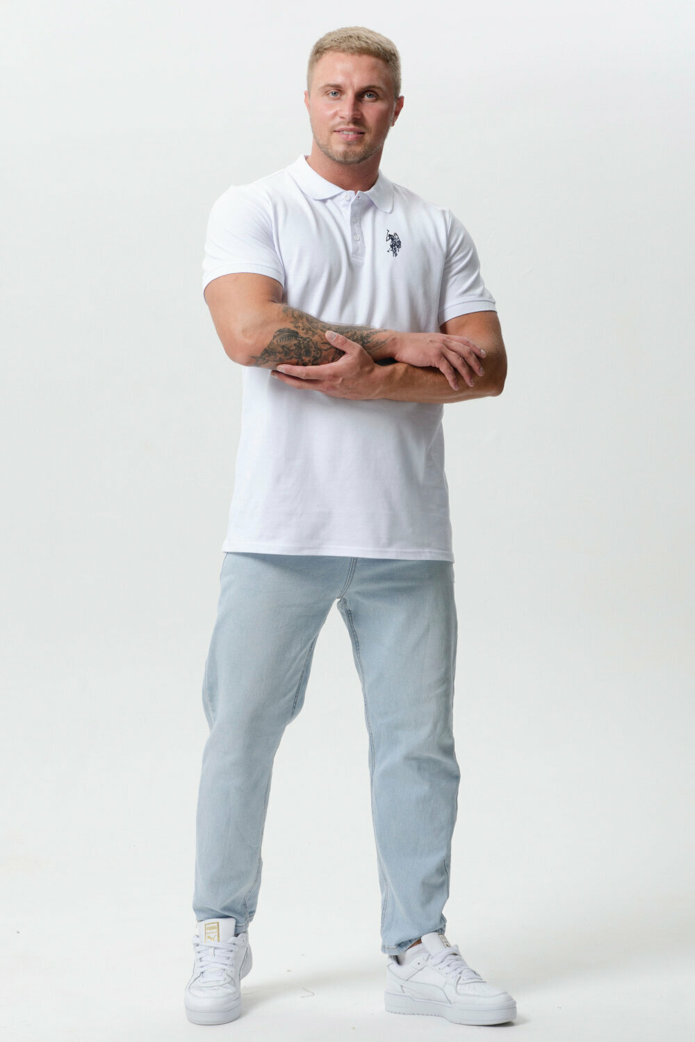 Поло Натали, 1 шт., размер 60, белый — фото 1