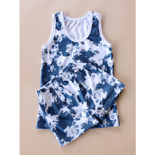 фото Комплект нижнего белья , размер 32-116, синий octopusbabywear