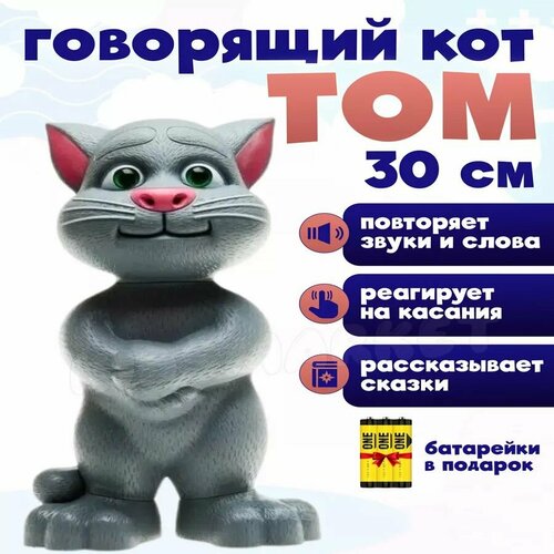 Говорящая игрушка повторюшка Кот Том